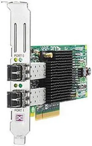 HP AJ763A 8Gbps PCI Express x8 Compaq StorageWorks Dual Port Fibre Channel Host Bus Adapter