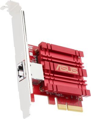 ASUS XGC100C 10G Network Adapter PCIE x4 Card with Single RJ45 Port and builtin QoS for Use with Windows 10  81  8  7 and Linux Kernel 44  42  36  32 XGC100C