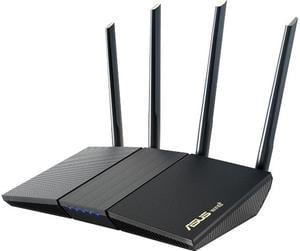 ASUS RT-AX1800S Dual Band WiFi 6 (802.11ax) AX1800 Router Supporting MU-MIMO and OFDMA Technology, with AiProtection Classic Network Security Powered by Trend Micro