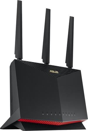 ASUS (RT-AX86U PRO) AX5700 Dual Band WiFi 6 Gaming Router Quad-core 2.0 GHz CPU, 2.5G port, Game Mode, Lifetime Network Security, Secure VPN, Upgraded Parental Controls, Adaptive QoS, Port Forwarding