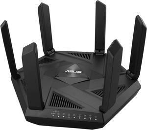 ASUS RT-AXE7800 Tri-band WiFi 6E (802.11ax) Router, 6GHz Band, ASUS Safe Browsing, Upgraded Network Security, Instant Guard, Built-in VPN Features, Free Parental Controls, 2.5G Port, AiMesh Support