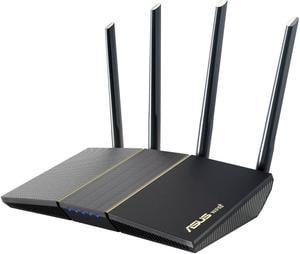 ASUS RT-A57 AX3000 Dual Band WiFi 6 (802.11ax) Router, supports MU-MIMO and OFDMA technology, with AiProtection Classic network security powered by Trend Micro, compatible with ASUS AiMesh WiFi syste