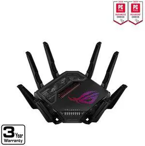 ASUS ROG Rapture GT-BE98 PRO First Quad-Band WiFi 7 Gaming Router supports 320MHz, Dual 10G Port, Triple-level Game Acceleration, Mobile Game Mode, Subscription-Free Security, AiMesh, and VPN features ASUS ROG Rapture GT-BE98 PRO First Quad-Band WiFi 7 Gaming Router supports 320MHz, Dual 10G Port, Triple-level Game Acceleration, Mobile Game Mode, Subscription-Free Security, AiMesh, and VPN features