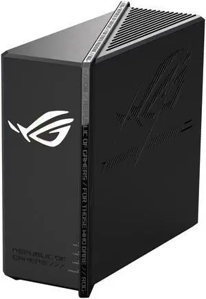 ASUS ROG Strix GS-BE12000 WiFi 7 Tri-band Router, 12000 Mbps, 20G wired capacity, 3,000 sq. ft. Coverage, 2.0GHz Quad-core CPU, Game Acceleration, Triple-Level Security, AiMesh Compatible