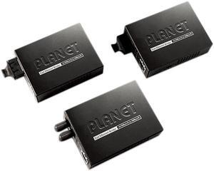 Planet FT-802 10/100BASE-TX to 100BASE-FX (SC, MM) Bridge Media Converter - 2 km