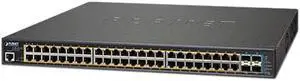 PLANET GS-5220-48PL4X Managed L2+ 48-Port 10/100/1000T 802.3at PoE + 4-Port 10G SFP+ Managed Switch