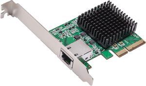 SYBA SD-PEX24055 10Gbps PCI-Express x4 10 Gigabit 10GBase-T NBASE-T Ethernet PCI-e x4 Network Card (AQTION AQC107 Chipset)