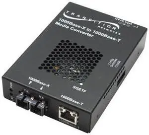 Transition Networks Gigabit Ethernet Stand-Alone Media Converter