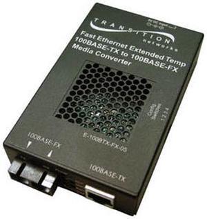 Transition Networks E-100BTX-FX-05(SCHT) Fast Ethernet Media Converter