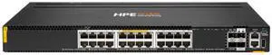 HPE Aruba Networking CX 6300M 24p Smart Rate 1G/2.5G/5G/10G Class6 PoE 2p 50G 2p 25G Switch, Layer 3 | R8S89A
