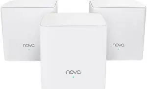 Tenda NOVA MW5G 3-PACK nova AC1200 Whole Home Mesh Wi-Fi System (3-Pack) White