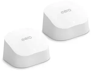 eero 6 AX1800 Dual-Band Mesh Wi-Fi 6 System (2-pack) eero 6 AX1800 Dual-Band Mesh Wi-Fi 6 System (2-pack)