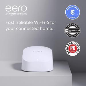 eero 6 AX1800 Dual-Band Mesh Wi-Fi 6 System (1-pack)