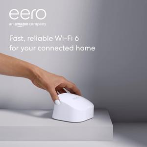 Certified Refurbished  Eero 6 dual-band mesh Wi-Fi 6 router, with built-in Zigbee smart home hub
