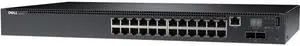 Dell Networking N2024 - Switch - L2+ - Managed - 24 x 10/100/1000 + 2 x 10 Gigabit SFP+ - rack-mountable