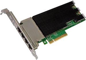 Dell 540-BBVB 10Gbps PCI-Express Intel X710 Quad Port 10 Base-T Server Adapter Ethernet PCIe Network Interface Card Full Height