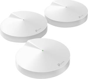 TP-Link Deco Mesh WiFi System(Deco M5) - Up to 5,500 sq. ft. Whole Home Coverage and 100+ Devices,WiFi Router/Extender Replacement, Anitivirus, 3-pack