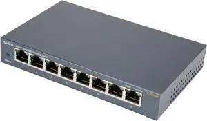 TP-Link TL-SG108 Unmanaged 8-Port 10/100/1000 Mbps Desktop Switch