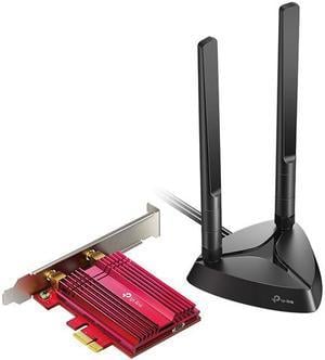WiFi 6E 5400Mbps Tri-band PCIE WiFi Card for Windows 11, 10 64bit and Linux  Kernel 5.1 Desktop PCs, 2.4GHz 574Mbps, 5GHz 2400Mbps and 6GHz 2400Mbps