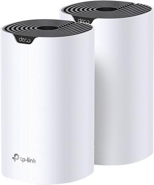 TP-Link Deco Whole Home Mesh WiFi System (Deco S4) - Up to 3,800 Sq.ft. Coverage, WiFi Router and Extender Replacement, Parental Controls, 2-Pack