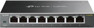 TP-Link TL-SG108S | 8 Port Gigabit Ethernet Switch | Desktop/Wall-Mount | Plug & Play | Fanless | Sturdy Metal | Limited Lifetime Protection | 802.1p/DSCP QoS & IGMP Snooping | Compact Design