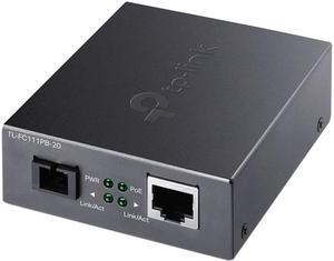 TP-Link TL-FC111PB-20 10/100Mbps WDM Media Converter with 1-Port PoE