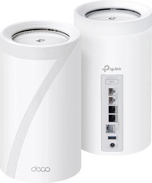 TP-Link Quad-Band WiFi 7 BE33000 Whole Home Mesh System (Deco BE95) | 16-Stream | 2 × 10G + 2 × 2.5G Ports Wired Backhaul, 12 × High-Gain Antennas | VPN, AI-Roaming, 4×4 MU-MIMO, HomeShield (2-Pack)