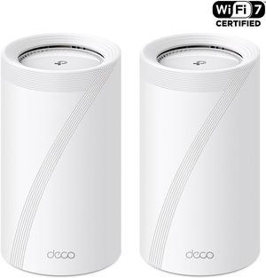 Deco BE85 is designed with the latest Wi-Fi 7 technology, featuring Multi-Link Operation, Multi-RUs, 4K-QAM, and 320 MHz channels. With speeds of 11520 Mbps on the 6GHz band, 8640 Mbps on the 5GHz ban