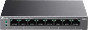 TP-Link LS108GP | 8-Port PoE Gigabit Ethernet Switch | 8 PoE+ Port @ 62W | Plug & Play | Extend, Priority & Isolation Mode | Desktop/Wall Mount | Silent Operation