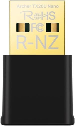 TP-Link Nano USB Wi-Fi 6 AX1800 Nano Dual Band USB Adapter for PC - Archer TX20U Nano