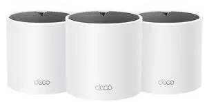 TP-Link Dual-Band AX1500 WiFi 6 Mesh Wi-Fi System (Deco X15) | Replaces Routers and Extenders | Covers up to 5,600 sq.ft. | 2 Gigabit ports per unit, supports Ethernet Backhaul | 2024 Release (3-Pack)