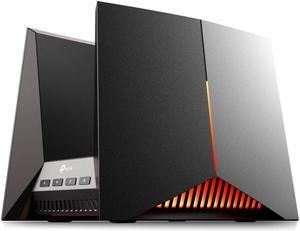 TP-Link Tri-Band BE19000 Wi-Fi 7 Gaming Router Archer GE800 | 12-Stream 19 Gbps | 2×10G + 4×2.5G Ports, USB 3.0 | Quad Acceleration, Dedicated Band for Gaming | Game Panel, RGB