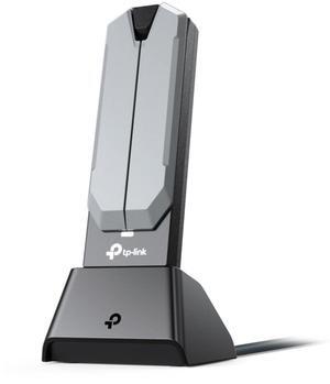 TP-Link BE6200 Tri-Band Wi-Fi 7 Wireless USB 3.0 Adapter Archer TBE401UH | WiFi Adapter for Desktop PC | Supports Windows 11,10 | 2 x High Gain Antennas | 6GHz, 4K-QAM, 160MHz, WPA3 | Secure by Design