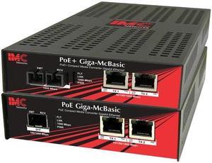 IMC 10/100/1000 Mbps PoE & PoE+ Switching Media Converter