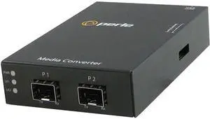 Perle Protocol Transparent Stand-Alone Media Converter with Dual SFP Slots