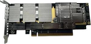 Nvidia MCX75310AAS-HEAT ConnectX-7 200Gigabit Ethernet Card - PCI Express 5.0 x16 - 1 Port(s) - Optical Fiber - HHHL Bracket Height - OSFP - Standup
