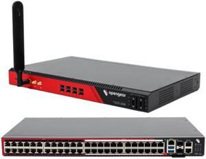 Opengear OM2224-24E-DDC-L Console Server + Automation, 24 Serial, 24GbE, 8G RAM, 64G Flash, 1GbE, Global LTE, Python Runtime, Docker Support, Secure Boot, Dual DC power
