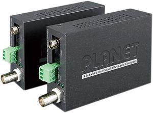 PLANET VF-102G-KIT 1-Channel 4-in-1 Video over Gigabit Fiber Bundle Kit (VF-102G-T + VF-102G-R)