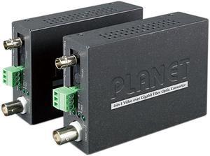 PLANET VF-101G-KIT 1-Channel 4-in-1 Video over Gigabit Fiber Bundle Kit (VF-101G-T + VF-101G-R)
