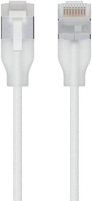UniFi Premium Patch Cable, Ultra-thin braided RJ-45 ethernet cable (UACC-Cable-Patch-EL-C6A-0.15M-W)