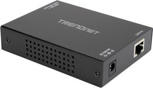 TRENDnet Gigabit Ultra PoE+ Injector, Supplies PoE (15.4W), PoE+(30W) Or Ultra PoE(60W), Network A PoE Device Up To 100m(328 ft), Supports IEEE 802.3af,802.at,Ultra PoE, Plug & Play, Black, TPE-117GI