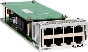 NETGEAR 8 x NBase-T/10GBASE-T PoE+ Port Card |APM408P