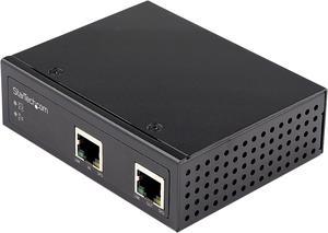 StarTech.com POEEXT1G60W StarTech.com Industrial Single Port Gigabit PoE Extender - 60W 802.3bt PoE /PoE+/ PoE++ - 100m/ 330ft - Power Over Ethernet Network Range Extender - IP-30 - -40°C to +75°C