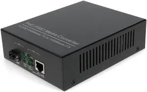 AddOn 10/100/1000Base-TX(RJ-45) to Open SFP Port POE Media Converter