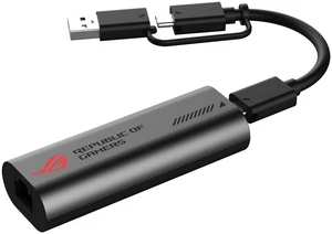 ASUS ROG USB-C10G 10Gb Ethernet Adapter, 2-in-1 USB-C & USB-A, USB 3.2 Gen 2x2 and Thunderbolt Compatibility