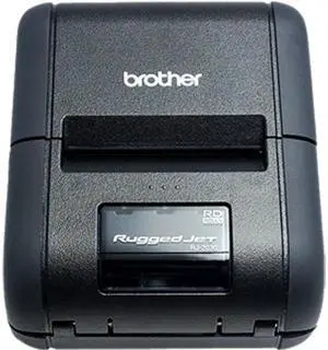 Brother RuggedJet RJ-2050 1" Mobile Direct Thermal Receipt / Label Printer, 203 dpi, 32 MB RAM / 32 MB Flash, USB, WiFi, Bluetooth MFi