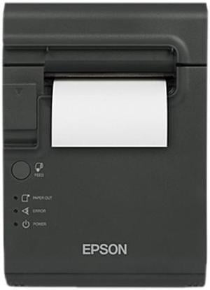 Epson TM-L90 Plus Thermal Label and Receipt Printer, 203 dpi, USB, Ethernet, Auto Cutter, No Peeler, Dark Gray - C31C412A7641