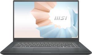 MSI Laptop Intel Core i5-1155G7 8GB Memory 512 GB NVMe SSD Intel Iris Xe Graphics 15.6" Non-Touch Screen Windows 10 Home 64-bit Modern 15 A11MU-654