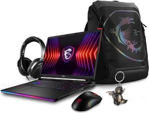 MSI Raider GE78 HX 17 QHD 240Hz Gaming Laptop Intel Core i914900HX RTX 4090 64GBDDR5 2TBNVMe SSD Win 11 Pro