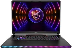 MSI Raider GE78 HX Gaming Laptop Intel Core i9-13950HX NVIDIA GeForce RTX 4080 Laptop GPU 64 GB RAM 2 TB gen4 SSD Windows 11 Home 13VH-215US